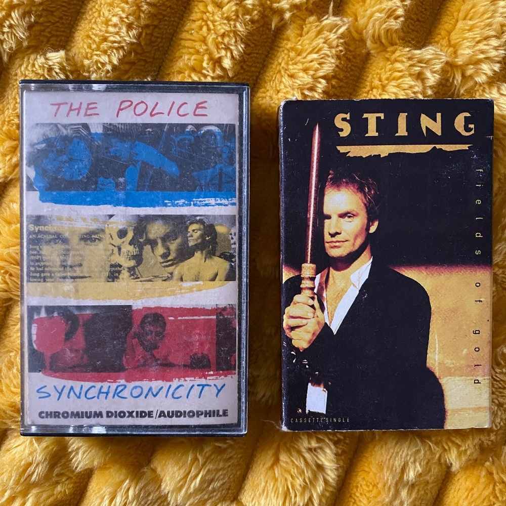 80s-90s I The Police I Sting I 1 Cassette Tape + 1 Cassette Single
